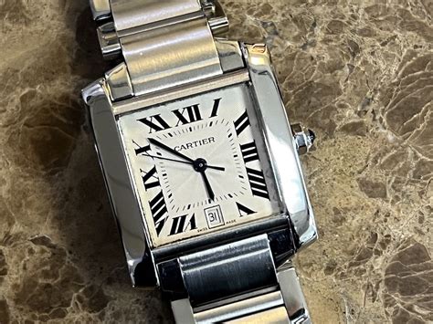 cartier tank automatic movement|cartier tank francaise automatic watch.